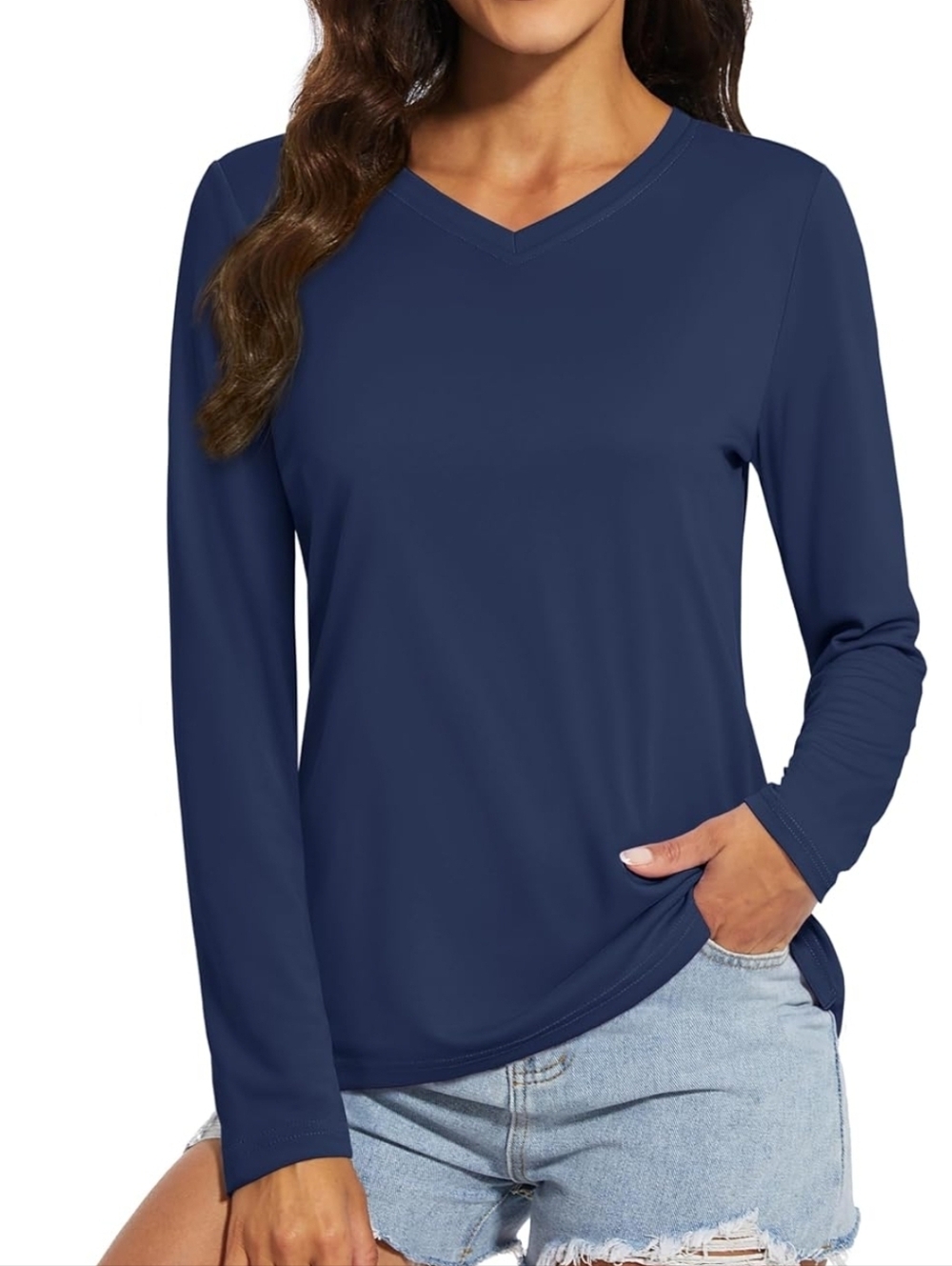 Magcomsen SPF Navy Long Sleeve UPF 50+
